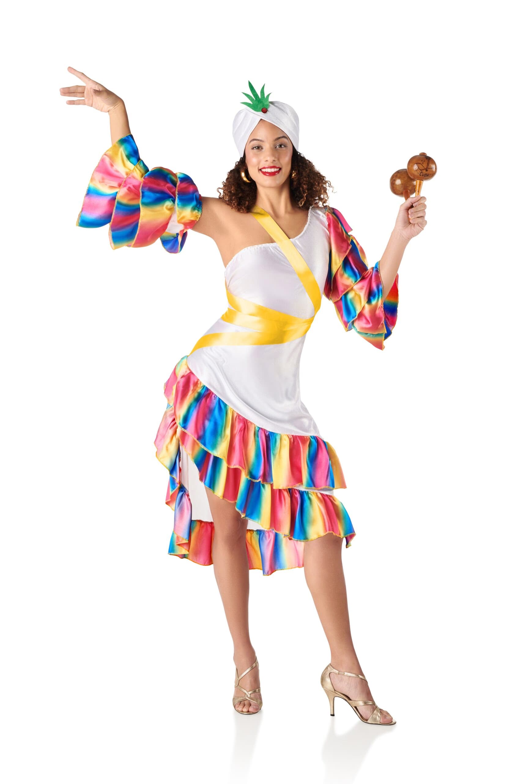 Kimokaweii disfraz  t-s rumbera  blanca