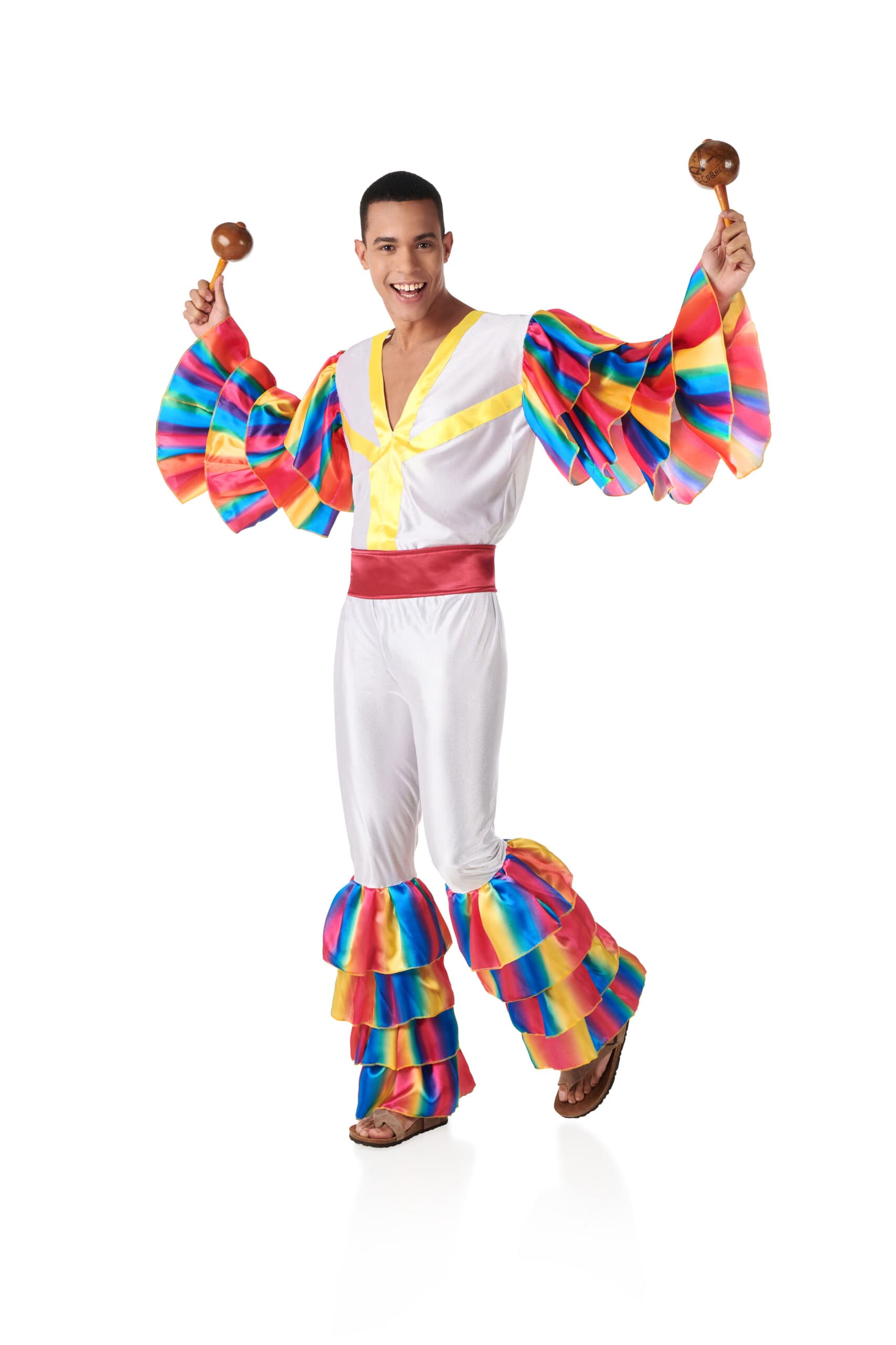 Kimokaweii disfraz  t-s rumbero blanco
