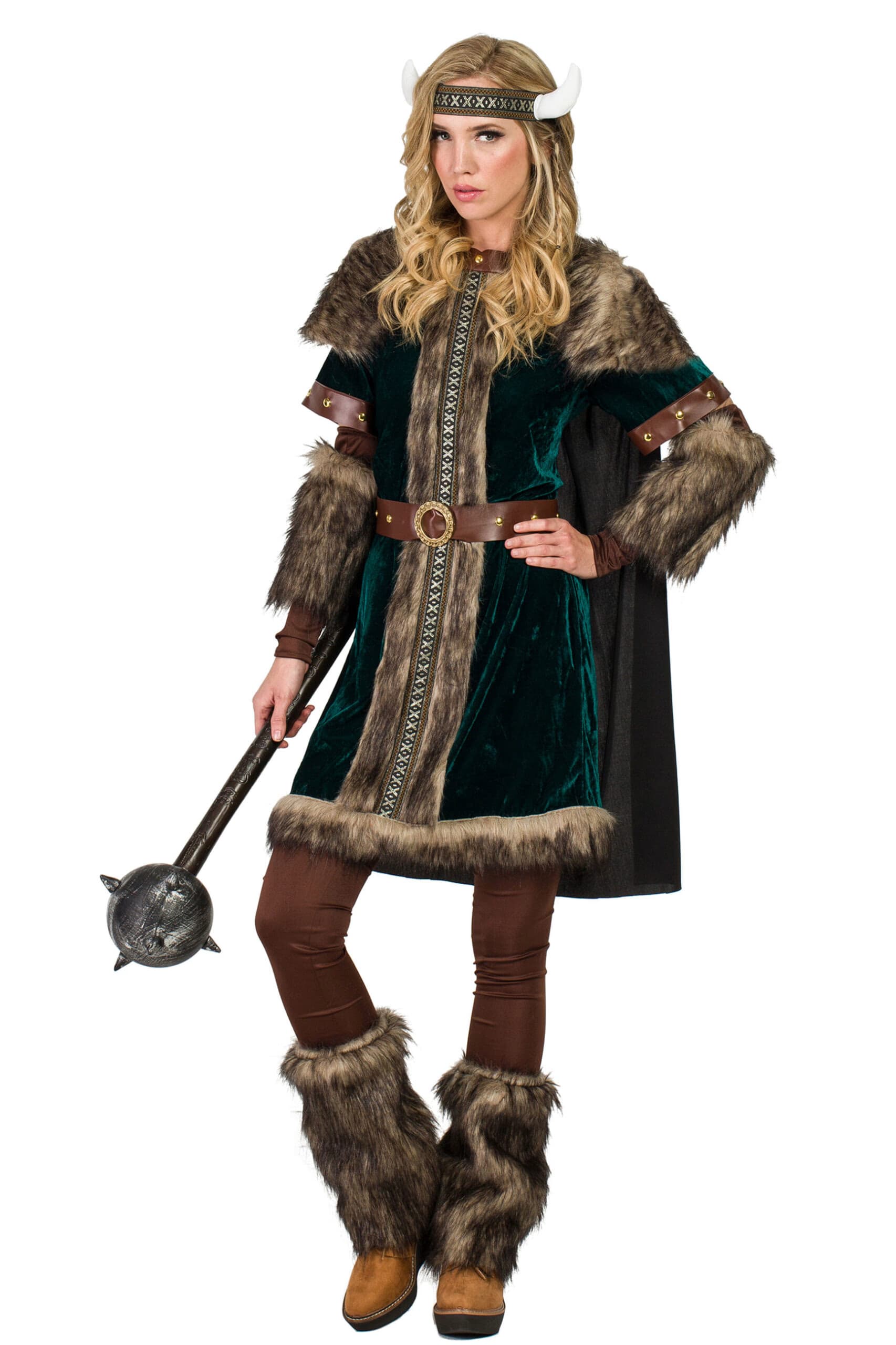 Kimokaweii disfraz  t-s vikinga  mujer green