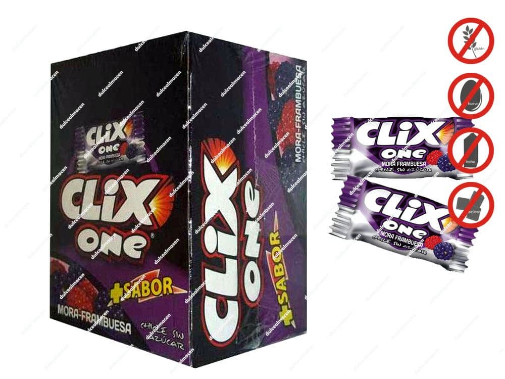 Clix mora frambesa 200 uds