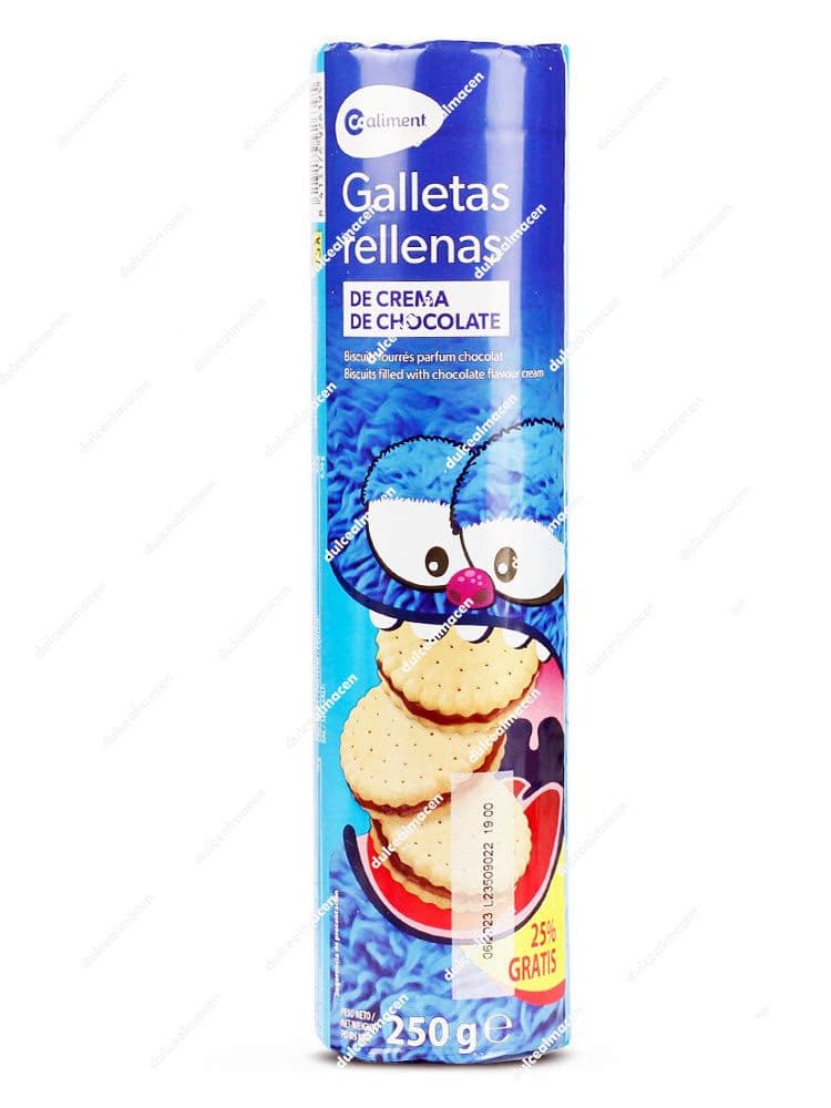 Coaliment Galletas Rellenas Chocolate 250 gr
