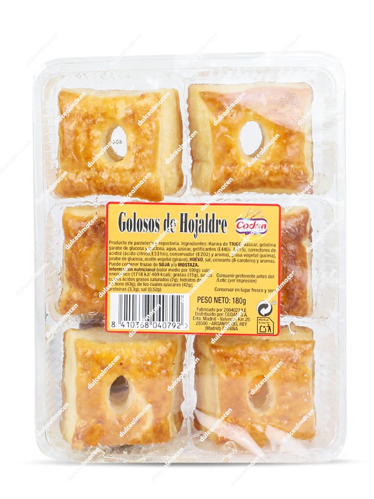 Codan Golosos Hojaldre: Delicia Tradicional
