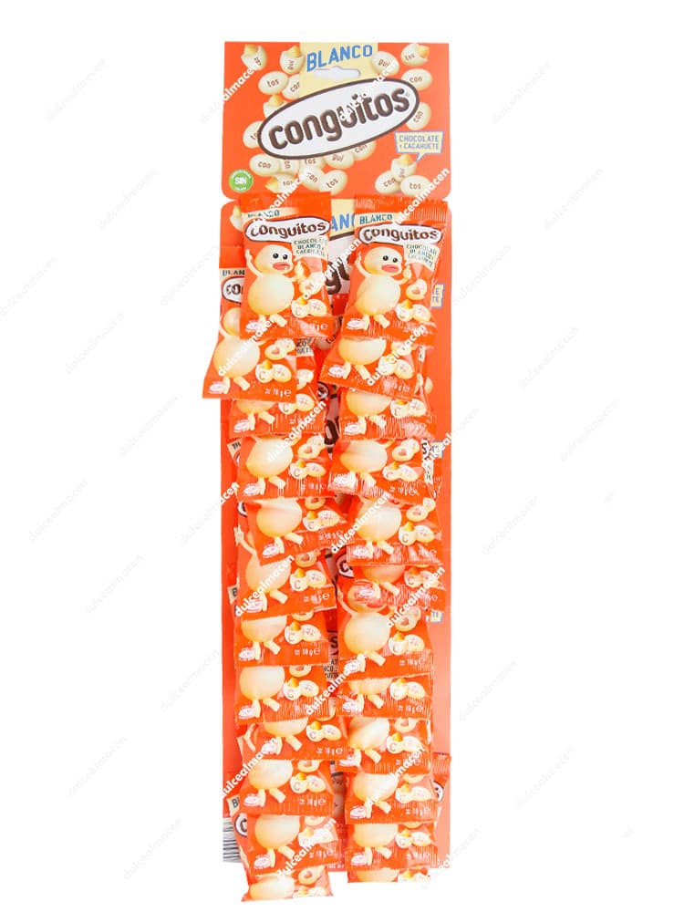 Conguito Chocolate Blanco Panoplia 24 uds