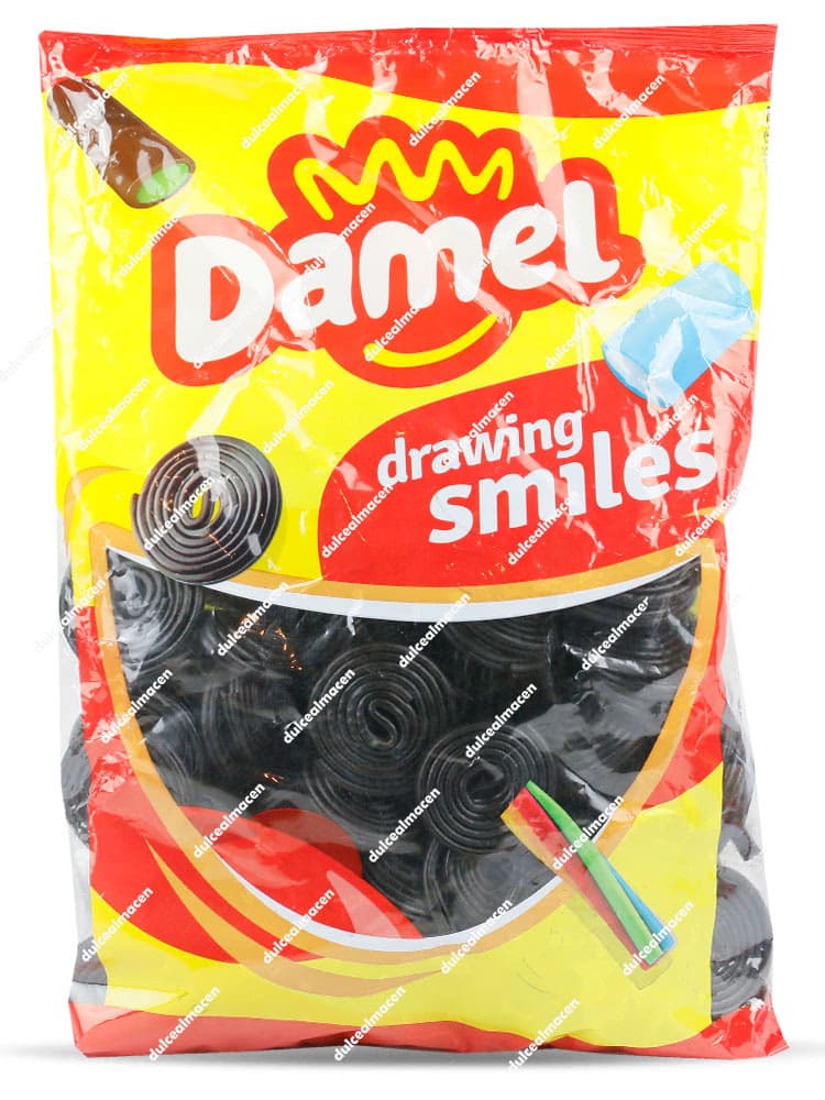 Damel Discos Regaliz 1 kg | Regalices Negros
