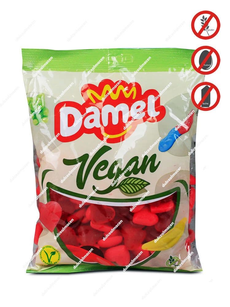 Damel Vegan Corazones Brillo 1 kg