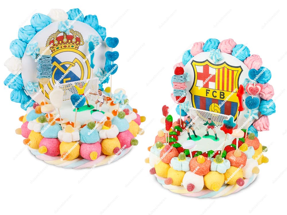 Tarta de Chuches Pedestal Futbol