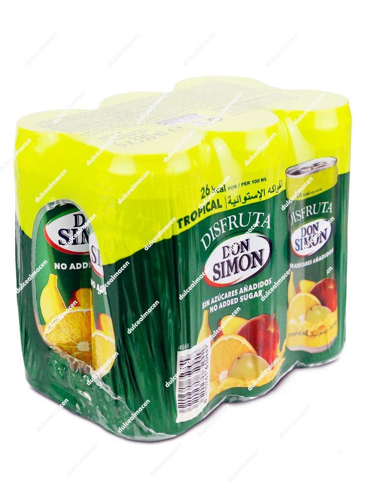 Simón Life tropical 330 ml. Pack 6