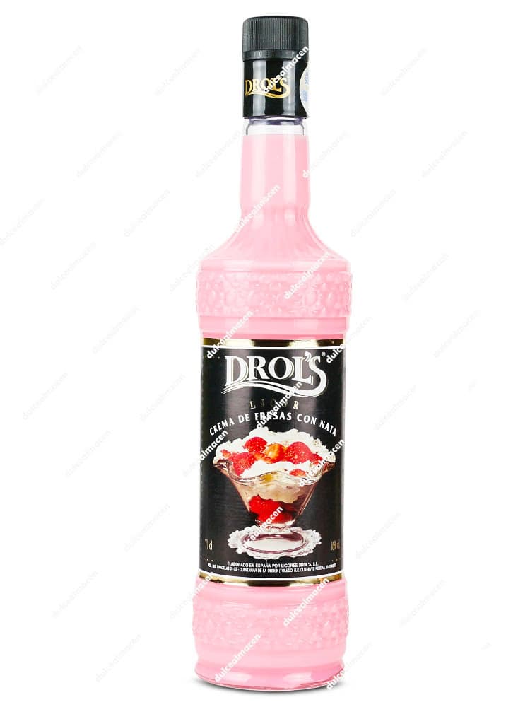 Drols Crema de Fresas Con Nata 0.70 L