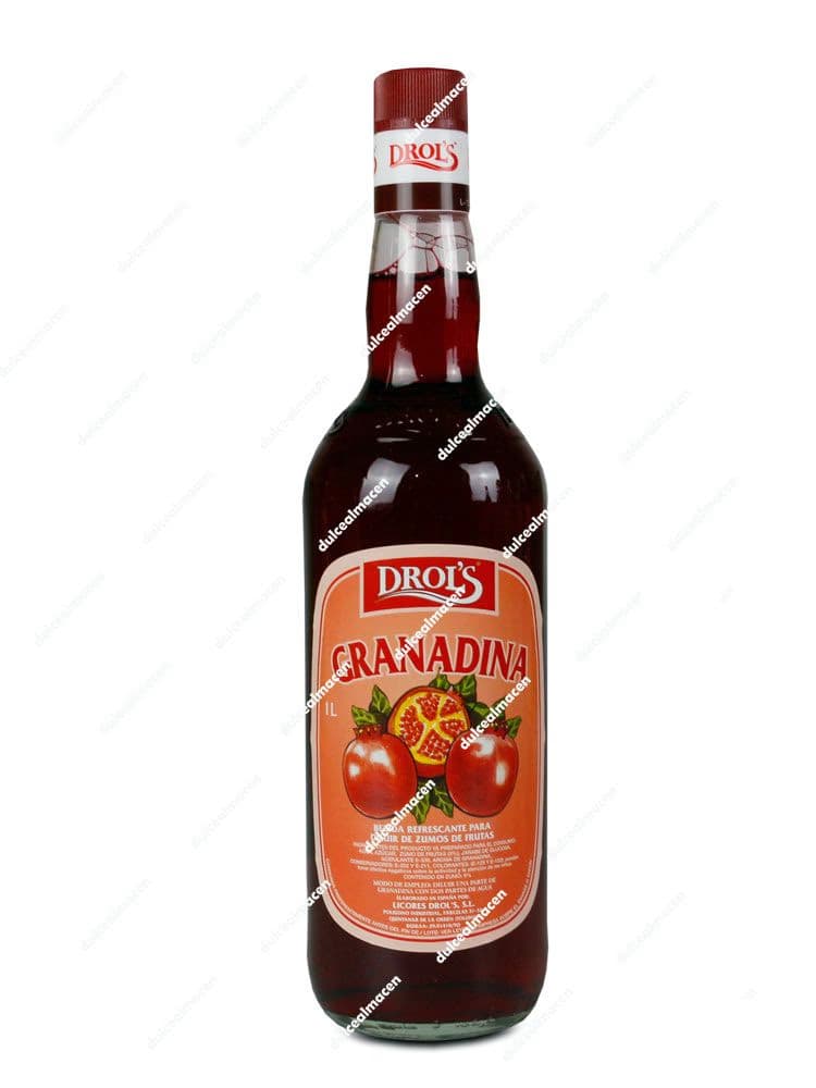 Drols Licor de Granadina Sin Alcohol 1 L
