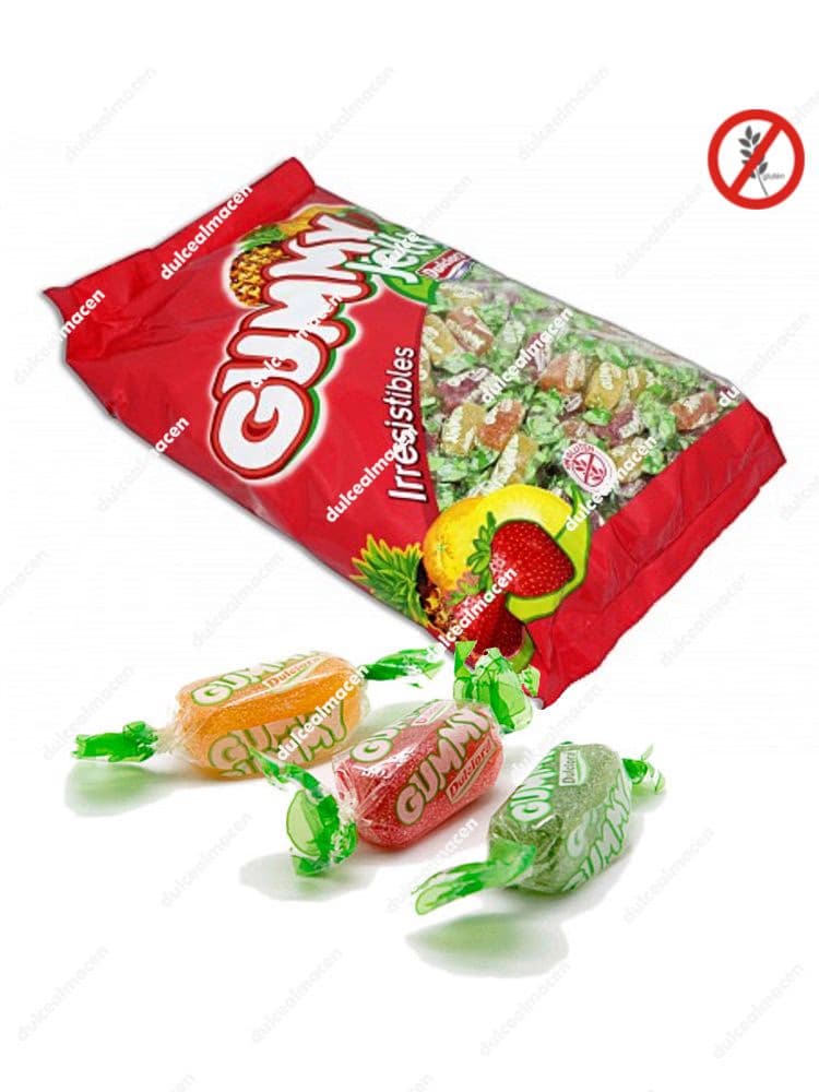 Dulci Gummy Jelly 2 kg bolsa de caramelos blandos de goma surtidos envueltos en Dulcealmacen