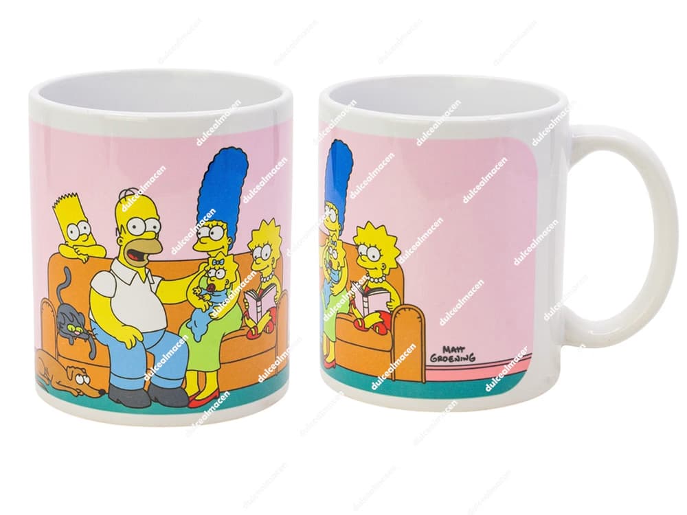 Taza de Cerámica The Simpsons Family de 325ml marca Stor en Dulcealmacen