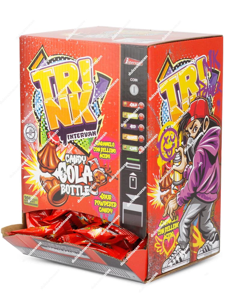 Bote de Itv candy cola ácida 200 uds de Dulcealmacen