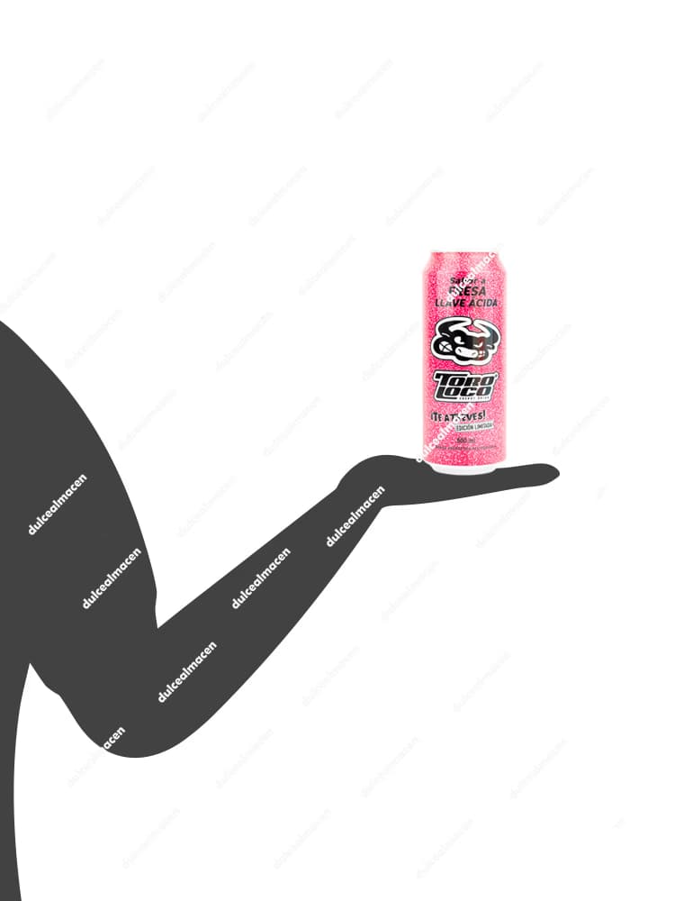 Toro Loco Energy Drink Fresa Llave Ácida - Edición Limitada | Lata de 500 ml