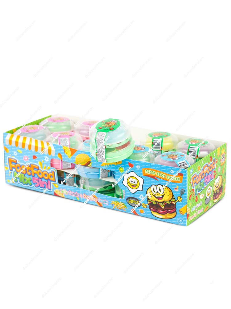 Fast Food Gummy Mix 5in1 20 uds
