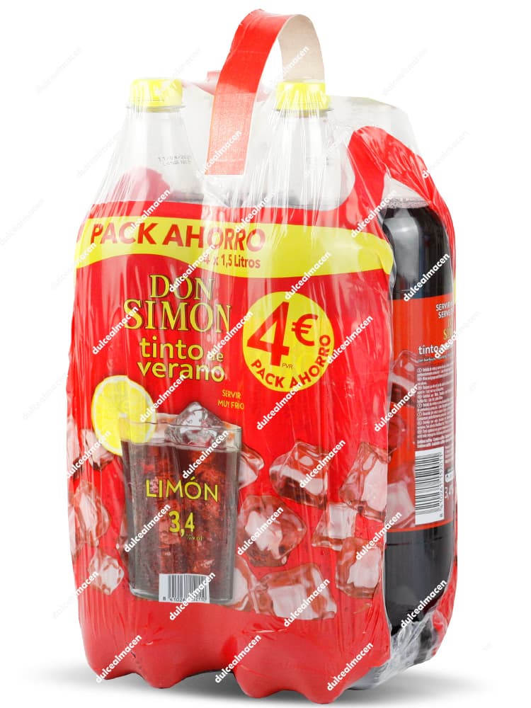 Don Simon Tinto de Verano con Limón Pack 4 uds