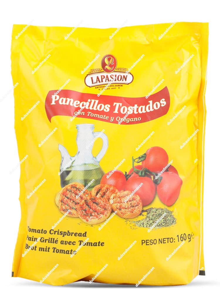 Lapasion Panecillos Tostados con Tomate y Orégano 160 gr
