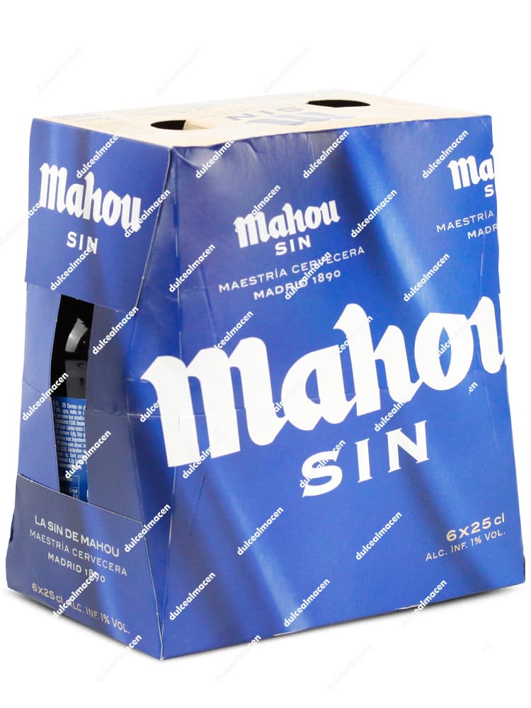Mahou Sin Alcohol 0% Botellín 25cl Pack 6 uds
