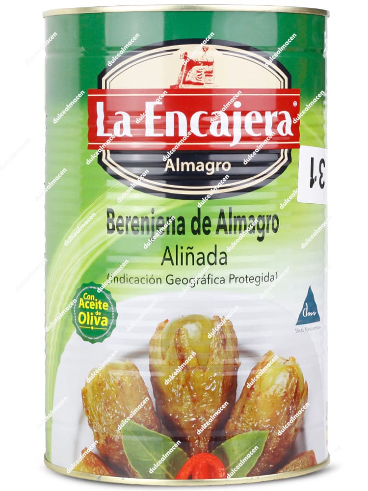 La Encajera Berenjena de Almagro Aliñada Lata 80/90 piezas