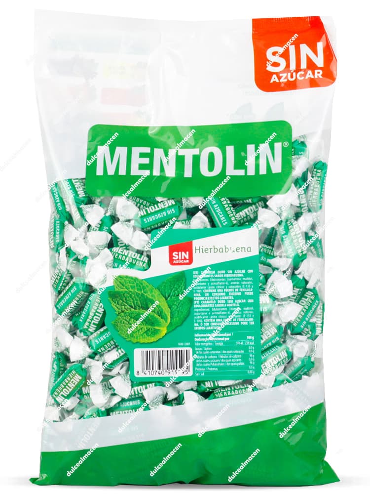 Mentolin Caramelos Hierbabuena Sin Azúcar 1 kg