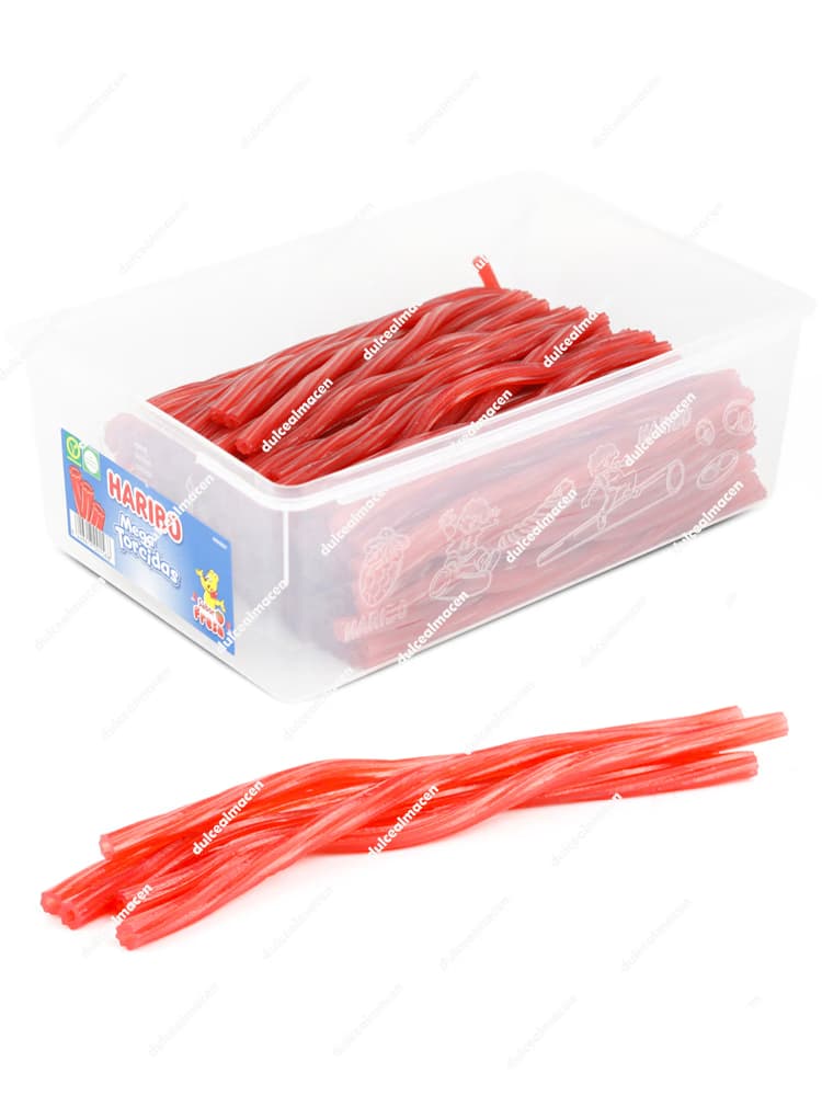 Haribo Mega Torcidas Fresa 200 uds