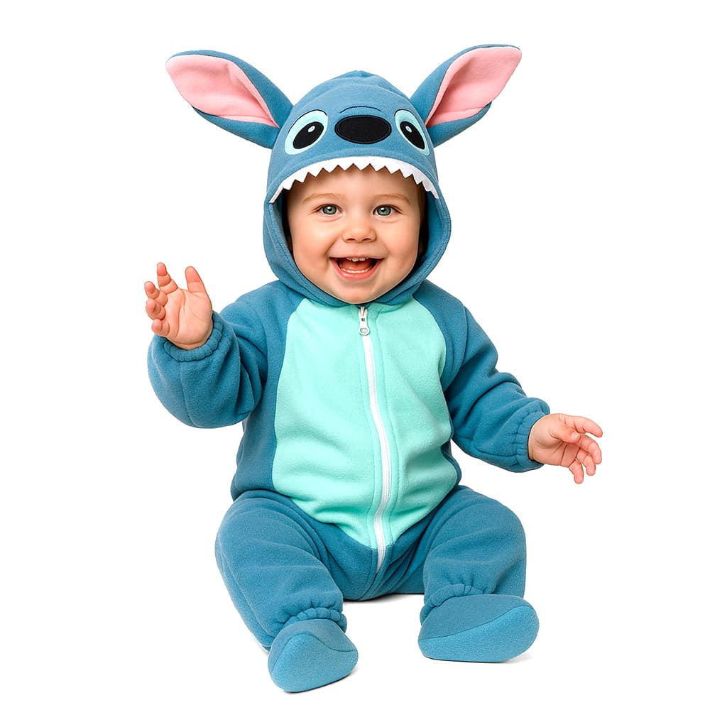 Disfraz de Bebé Monstruito Azul Suave y Divertido