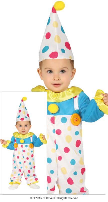 GU payaso colorido, baby, 18   24 meses