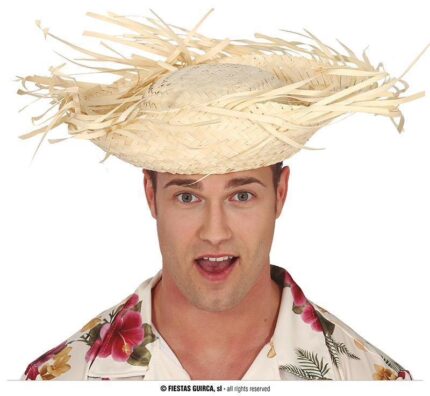 GU sombrero espantapajaros paja