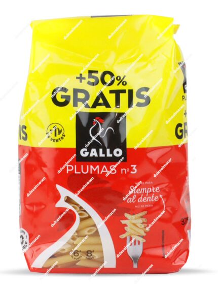 Gallo plumas nº3 250 + 125gr gratis