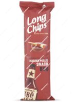 Bolsa de Long Chips sabor BBQ 75gr con una lámina de patata alargada - Dulcealmacen