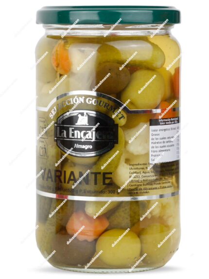 Tarro de cristal de 780g de Variante Selección Gourmet de la marca La Encajera en Dulcealmacen