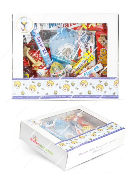 Kit agenda comunión, regalo comunión niña, diario comunión con chuches, pack Kinder Nutella, detalle comunión original, agenda recuerdos comunión, Dulcealmacen, Miguelturra