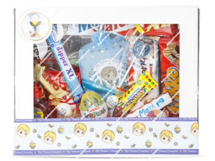 Kit agenda comunión, regalo comunión niña, diario comunión con chuches, pack Kinder Nutella, detalle comunión original, agenda recuerdos comunión, Dulcealmacen, Miguelturra