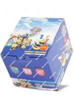 Huevo de chocolate Paw Patrol Creamy Snacking de 18g con la imagen de Chase y detalles de la crema de cacao y leche - Dulcealmacen