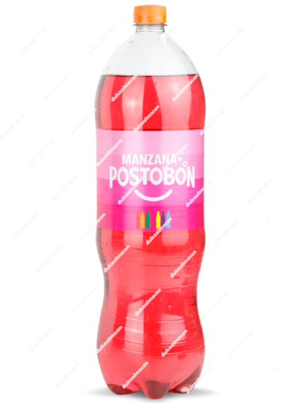 Refresco Postobón Sabor Manzana 2L | Icónica Bebida Rosada Colombiana Formato Familiar
